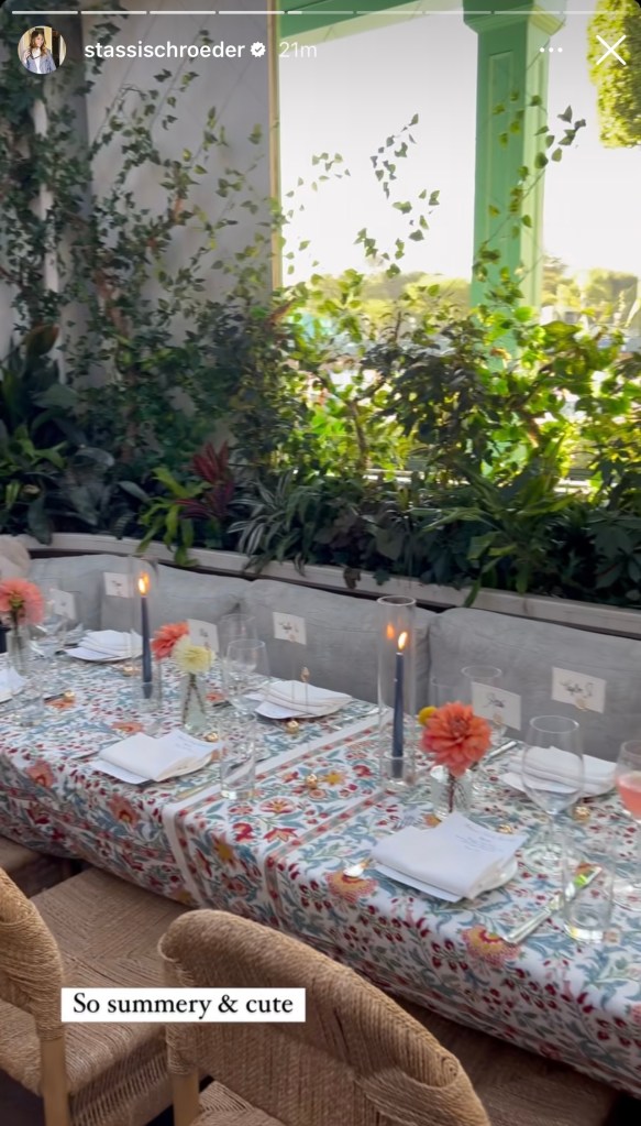 Decor at Stassi Schroder's baby shower