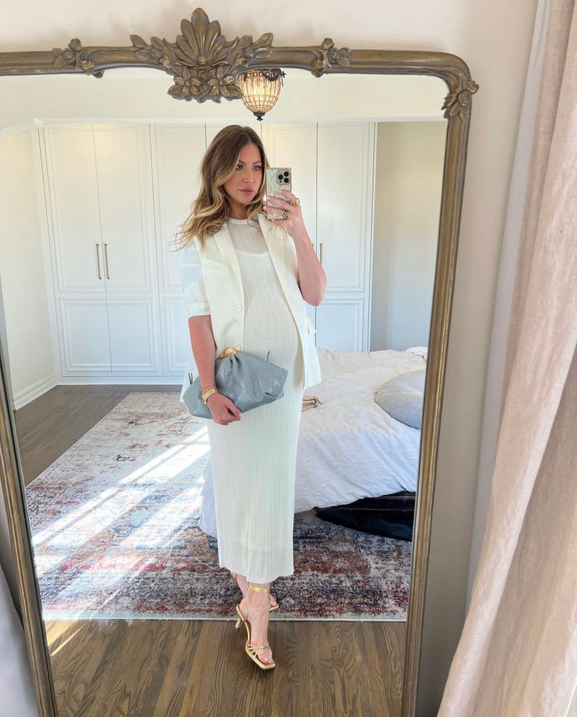 Stassi Schroeder baby shower outfit details