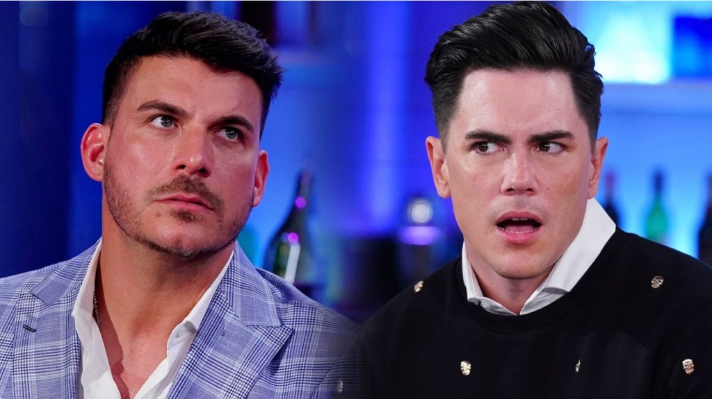 Tom Sandoval and Jax Taylor argue over their friendship issues at the Vanderpump Rules reunion