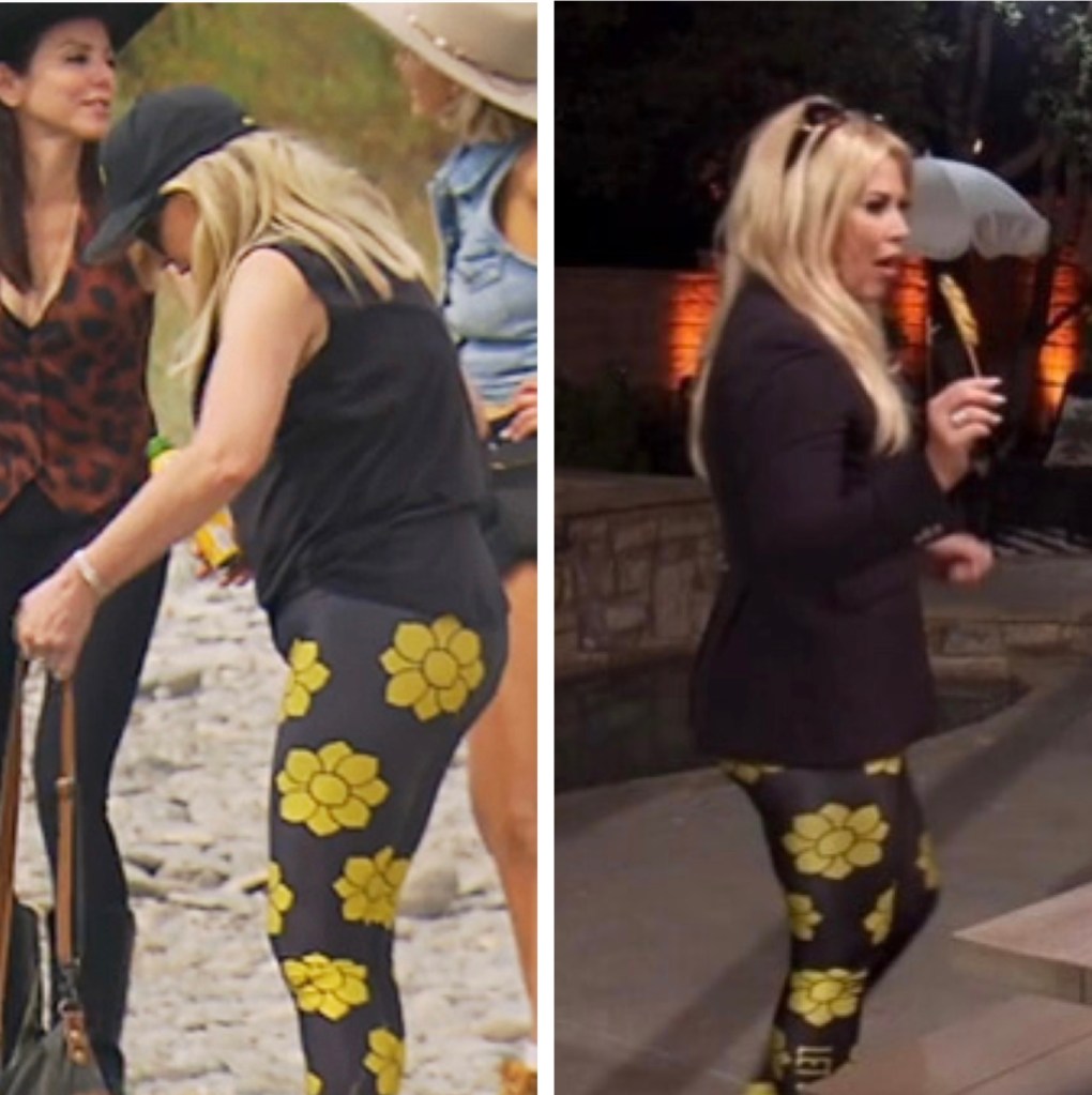 Emily Simspon dressed up as Shannon Beador on RHOC