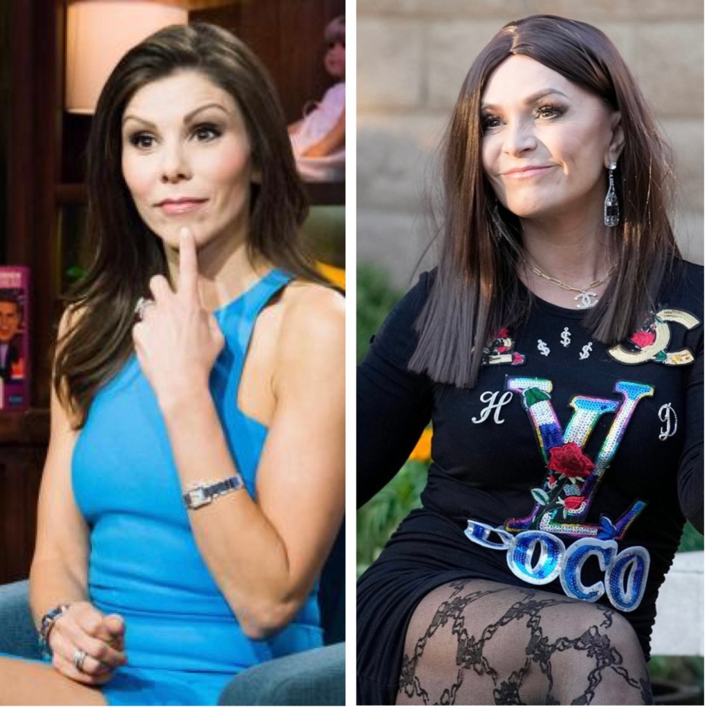 Tamra Judge dressed up as Heather Dubrow on RHOC