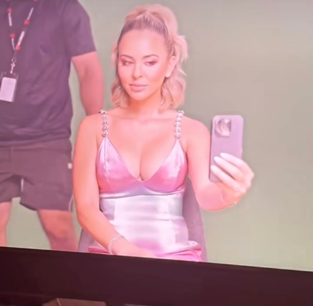 Nicole Martin takes selfie while shooting RHOM season 6 confessional