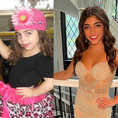 RHONJ's Milania Giudice as a little girl and all grown up