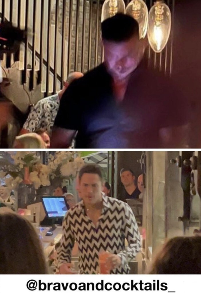 Jax Taylor and Tom Sandoval spotted filming together at Tom Tom for season 11 of Vanderpump Rules