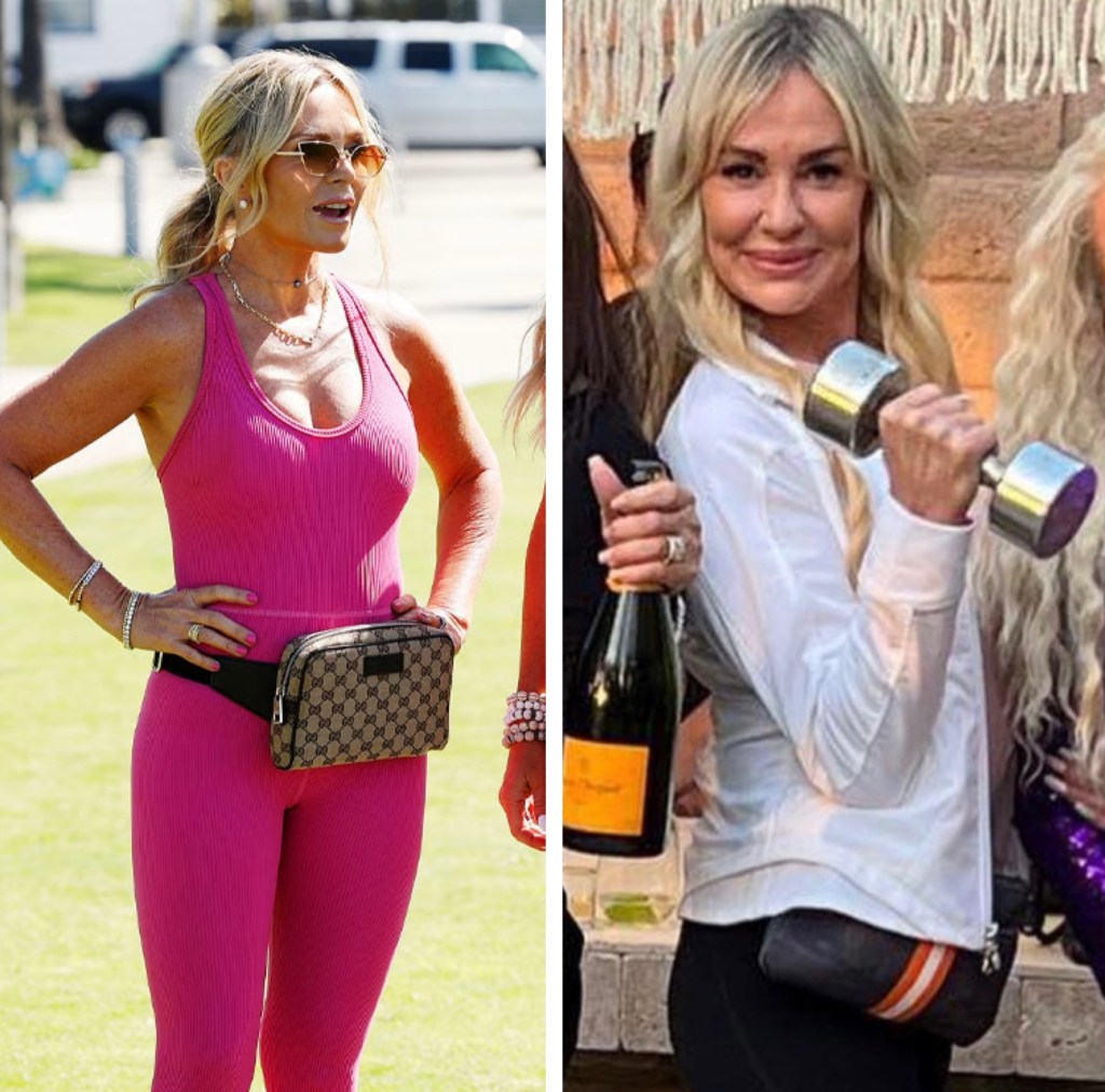 Taylor Armstrong dressed up as Tamra Judge on RHOC